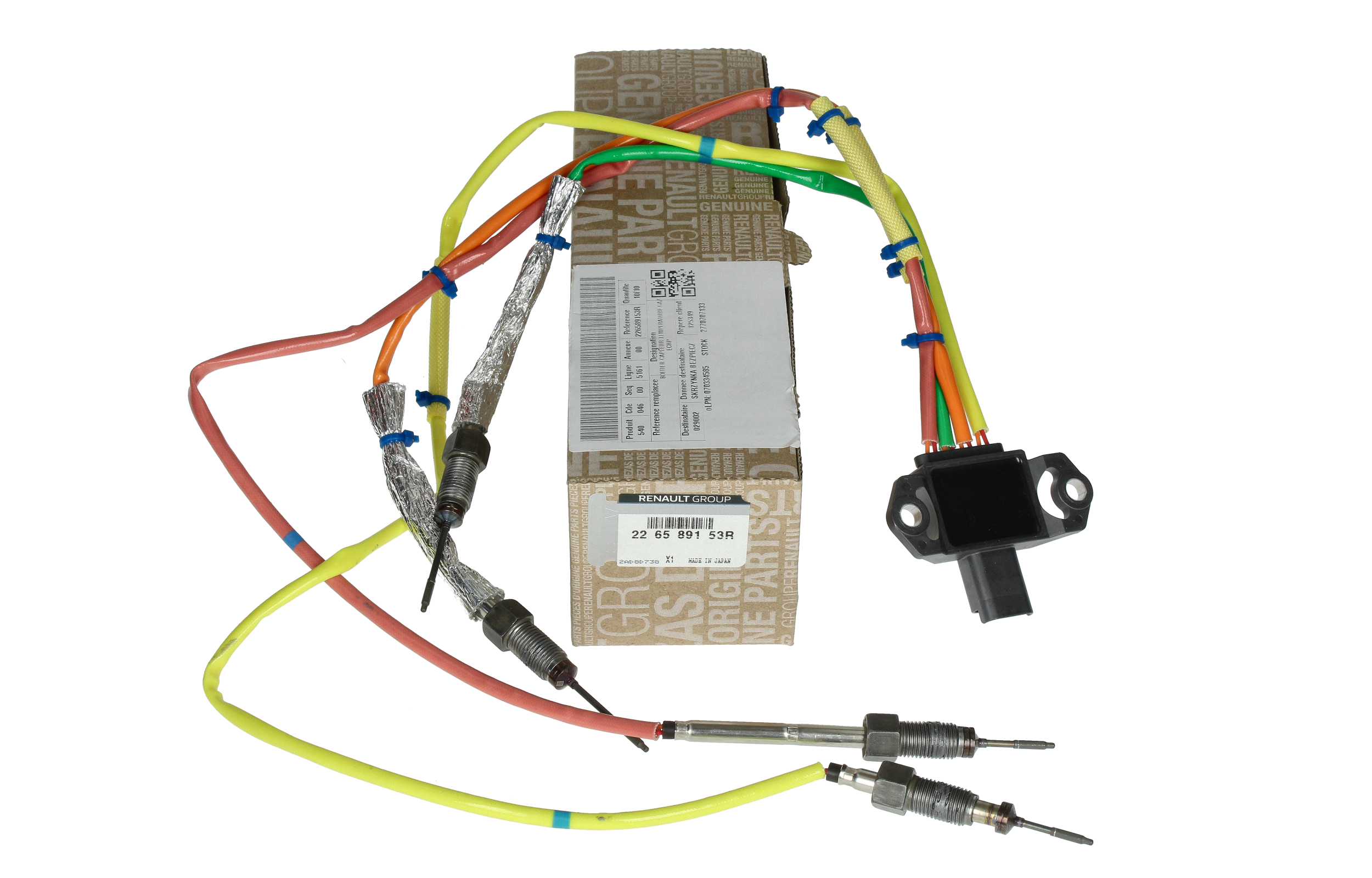 Capteur De Température De Gaz D`Echappement Original 226589153R Renault main product photo