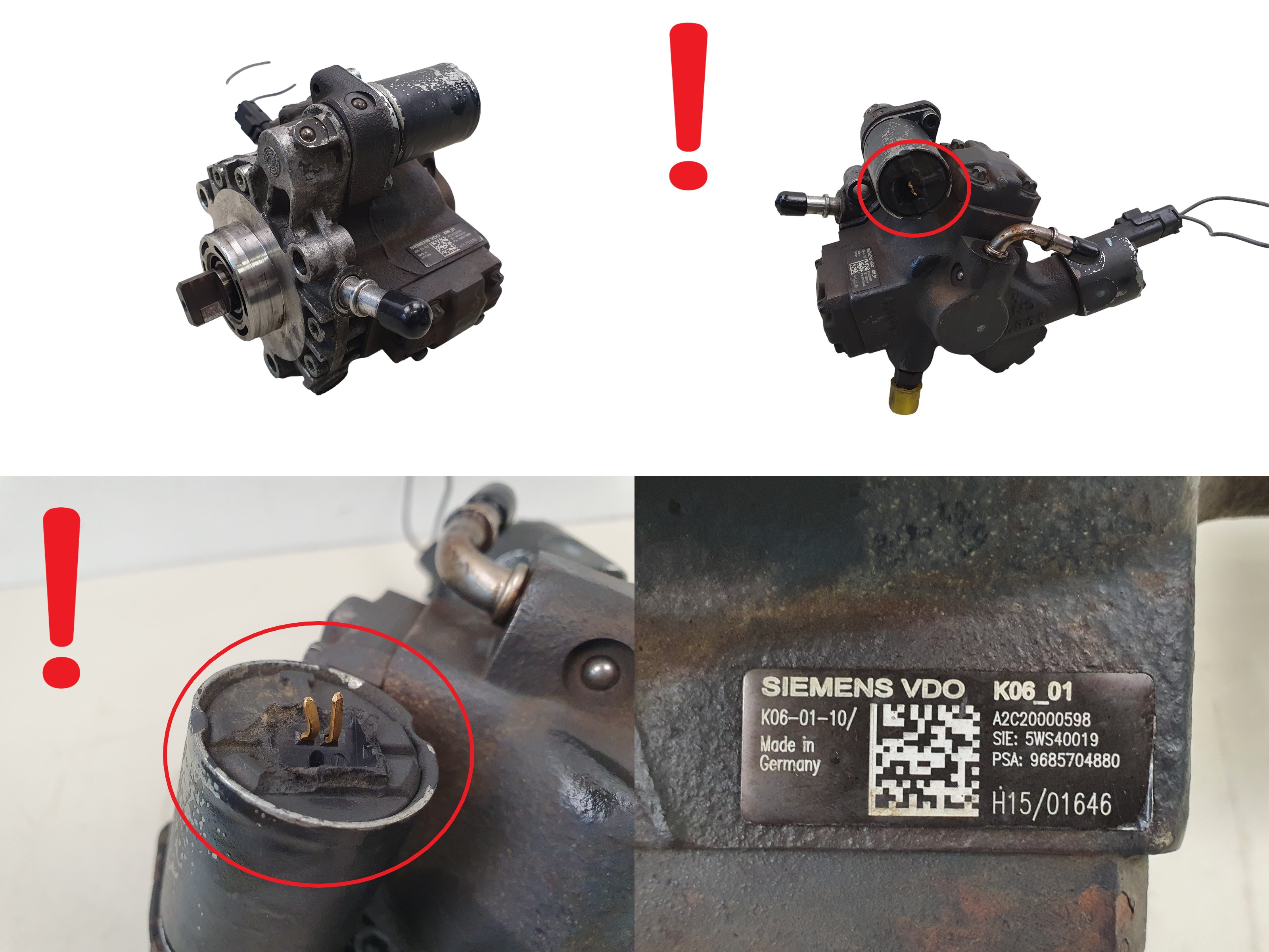 Pompe D’injection Siemens 9685704880 5WS40019 2.0 HDI Citroen Peugeot Ford S9 main product photo