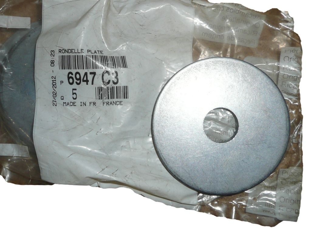 Rondelle Nouvelle Original 6947.C3 6947C3 Citroen Peugeot main product photo