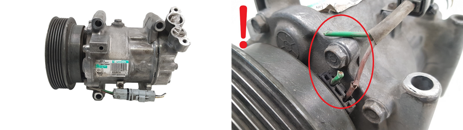 Compresseur De Climatisation 8200365787 SD6V12 1452 Sanden Renault Nissan S4 main product photo
