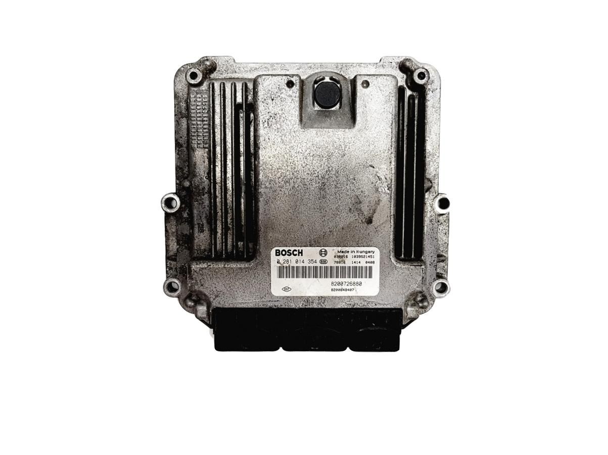Calculateur 0281014354 8200726880 8200848407 Renault Bosch 6790 main product photo