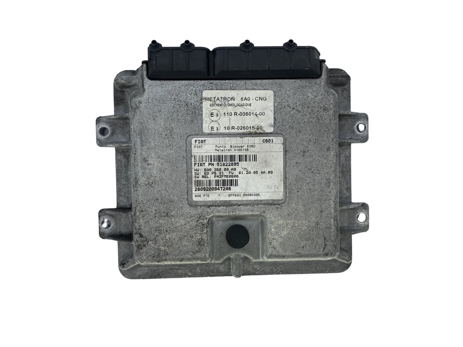 Calculateur Fiat 51822895 4100148 110R-006014-00 Metatron 52600 main product photo
