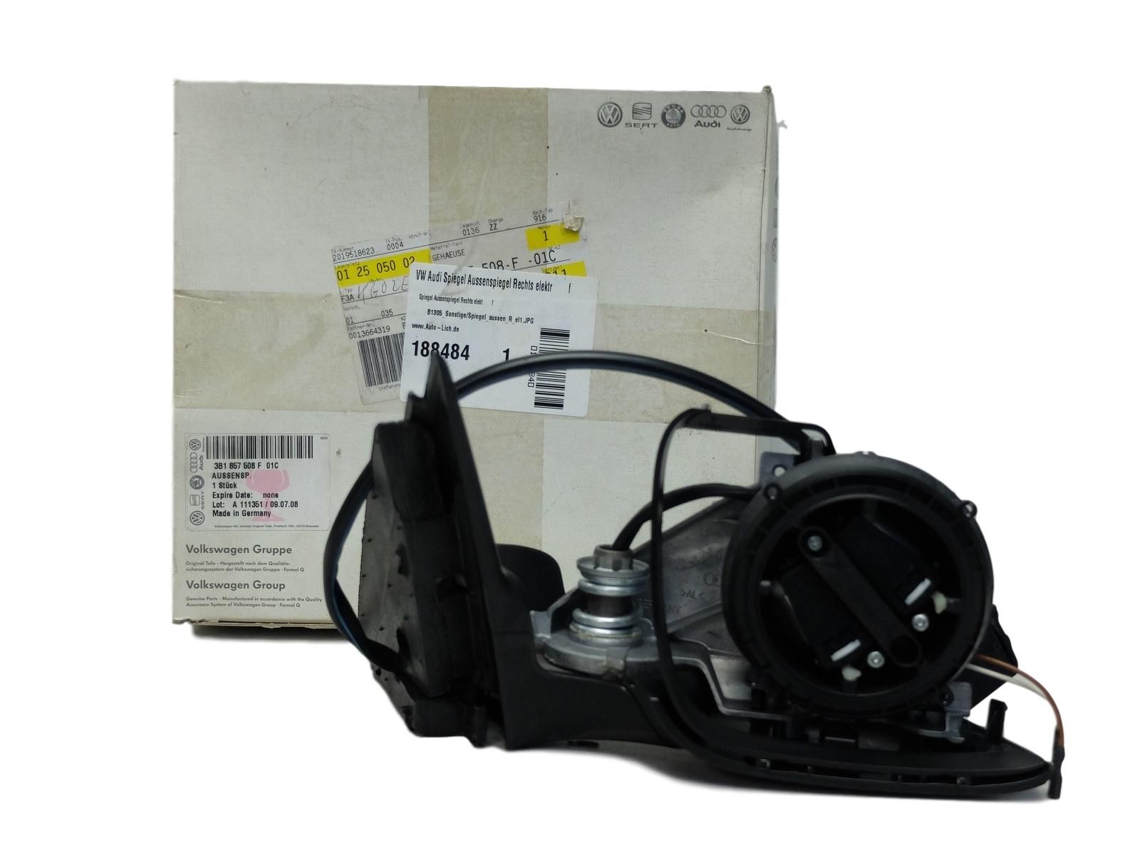 Rétroviseur Droit Nouvelle Original 3B1857508F VW Passat B5 main product photo