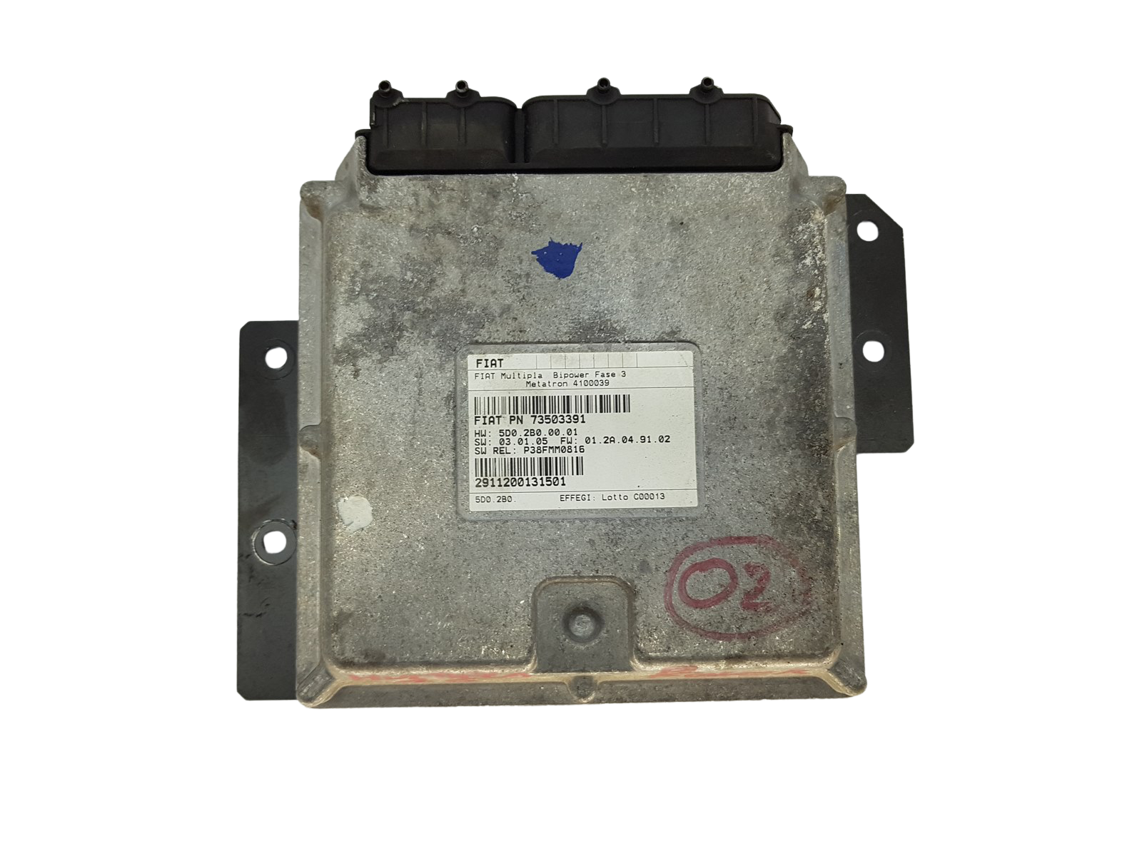 Calculateur 73503391 4100039 P38FMM0816 Fiat Metatron 13462 main product photo