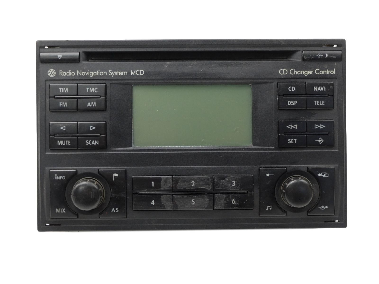 Radio Cd Navi VW T5 6Q0035191 7612001507 Blaupunkt main product photo