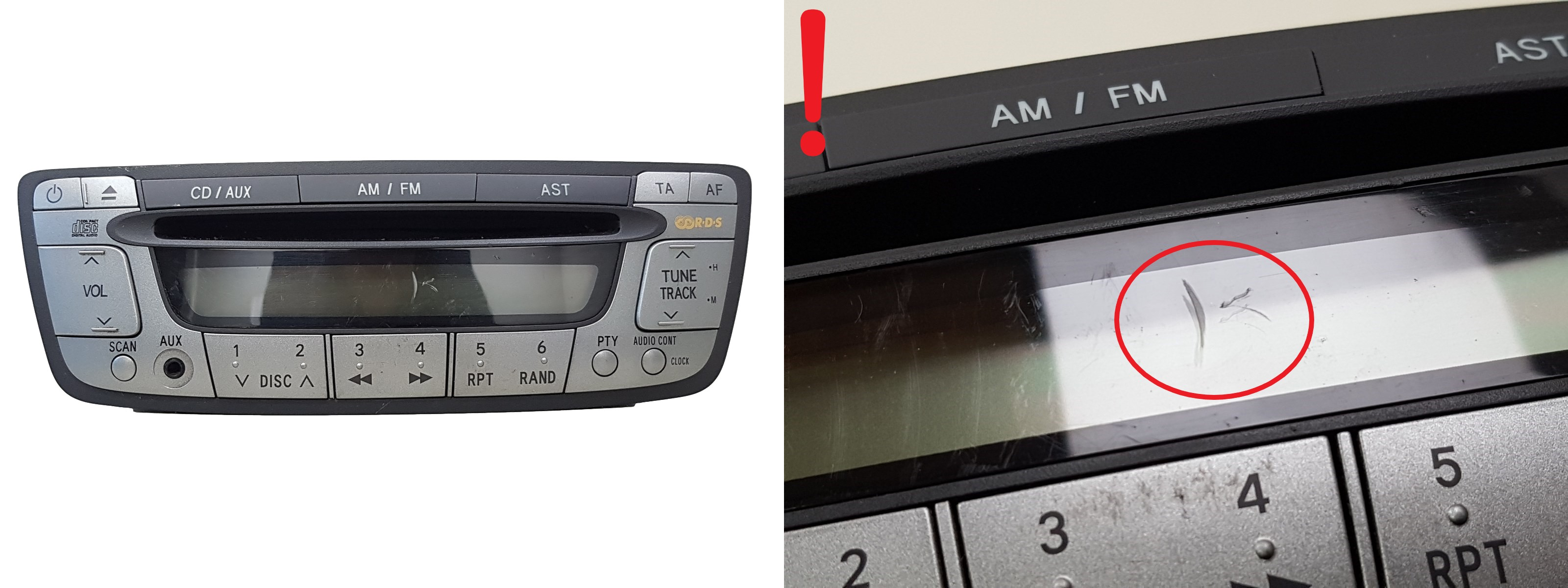 Radio Cd C1 107 Aygo 86120-0H010 CQ-MS0570LC W53811 1086 main product photo