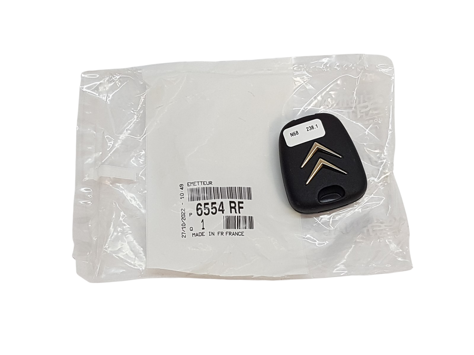 Coque Clé Original nécessite un codage Citroen 6554RF main product photo