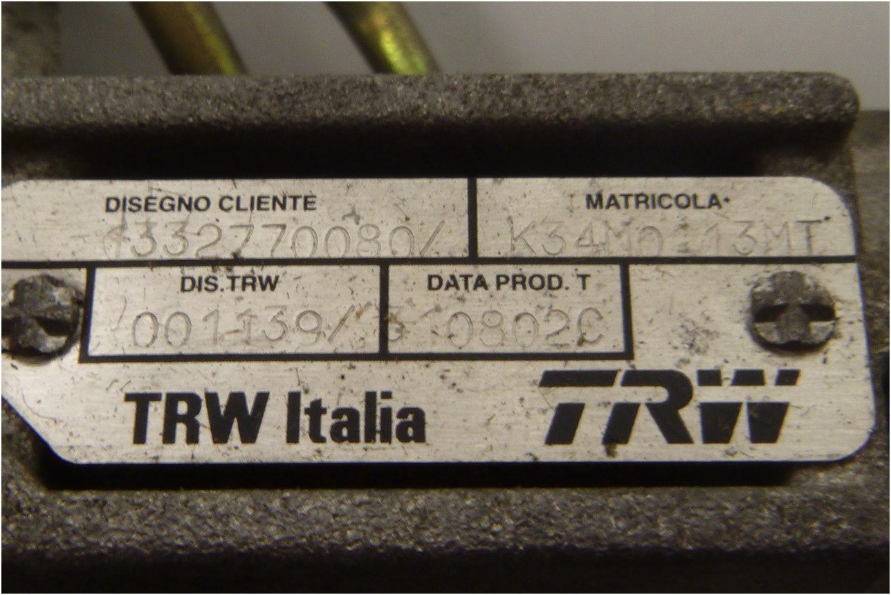 Przekładnia Kierownicza Peugeot 807 TRW 37502391 main product photo