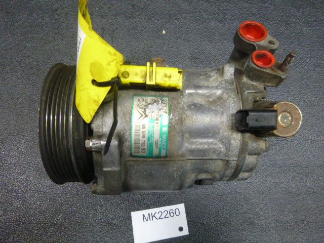 Sprężarka Pompa Klimatyzacji AC 9656572380 Peugeot 607 2,7 hdi SD7C16 model 1303F Sanden main product photo
