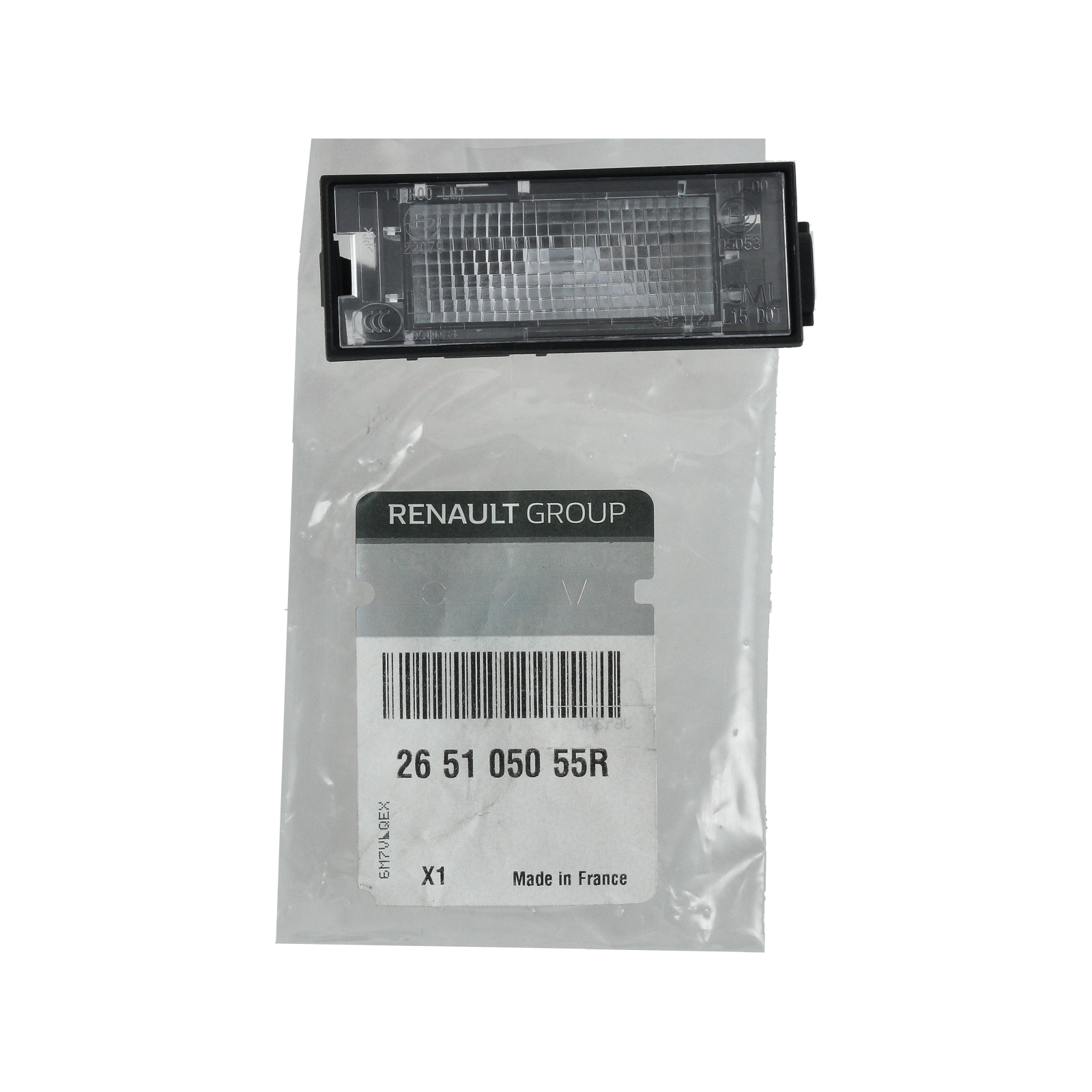 Éclairage de plaque Original 265105055R Renault Dacia main product photo