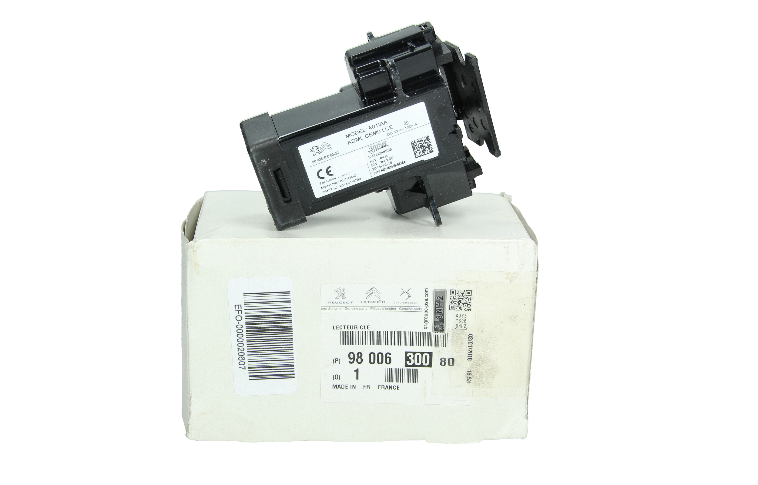 Commutateur D’allumage Nouvelle Original 9800630080 Citroen C4 Picasso 2 main product photo