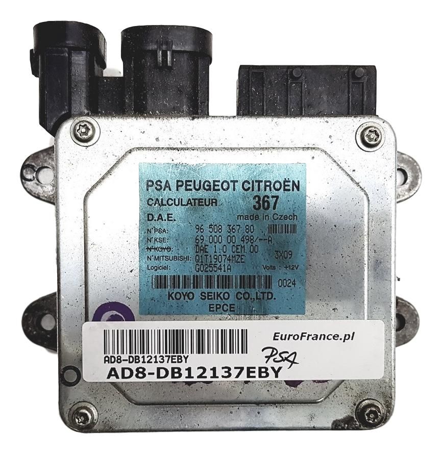 Calculateur 9650836780 6900000498 Q1T19074MZE KOYO PSA 12137 main product photo