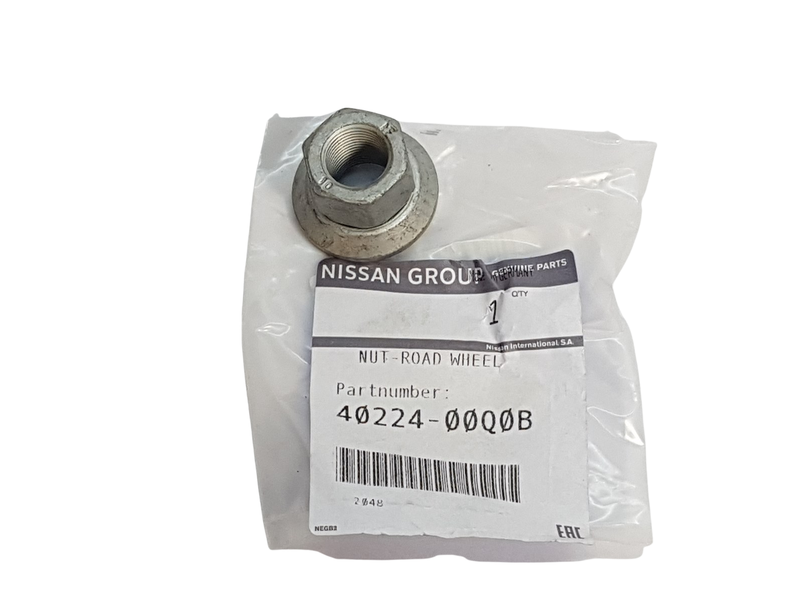 Noix Original Renault Nissan 8200736455 4022400Q0B main product photo