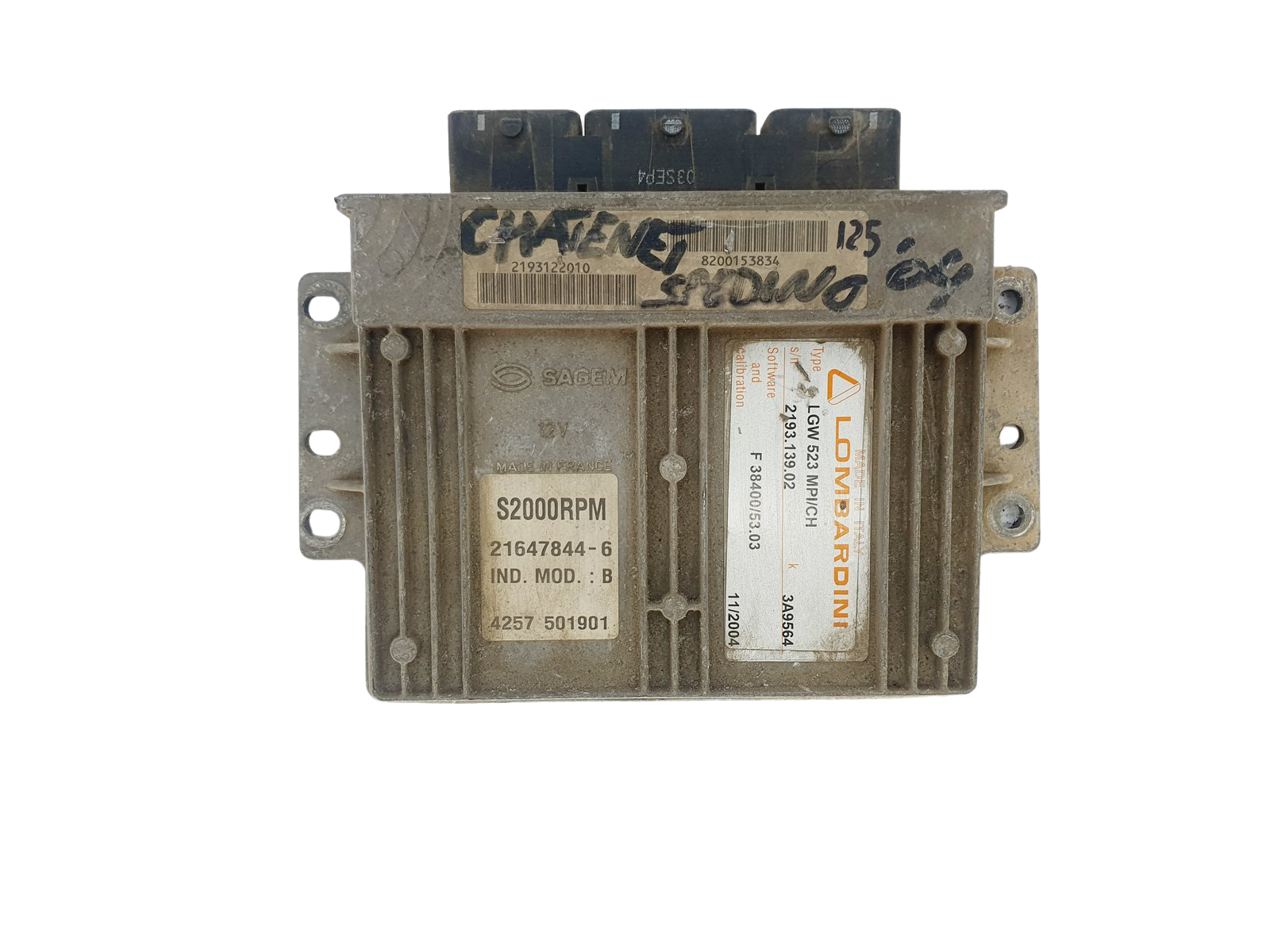 Calculateur 8200153834 2193122010 Renault Valeo 41833 main product photo