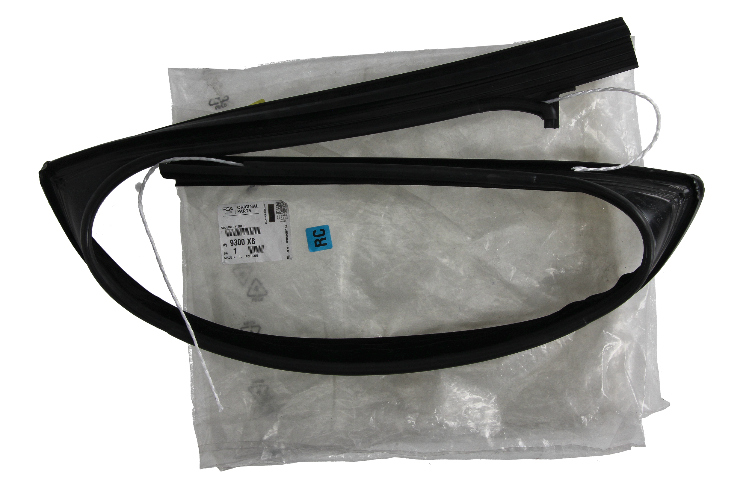 Joint Vitre De Portes Gauche Original Peugeot 3008 5008 9300X8 main product photo