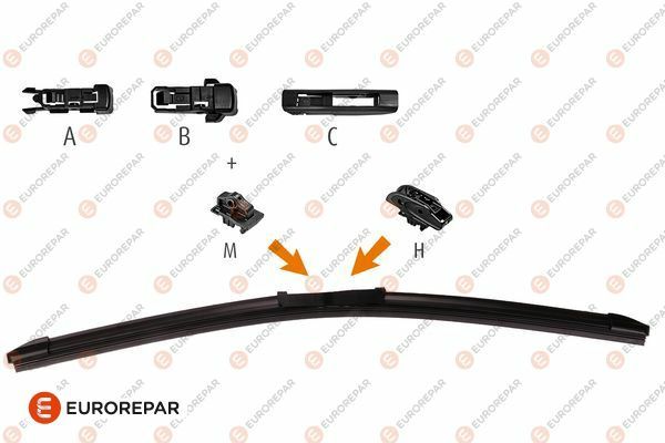 Balais D'essuie Glace Gauche Original Citroen C4 307 1635455380 main product photo
