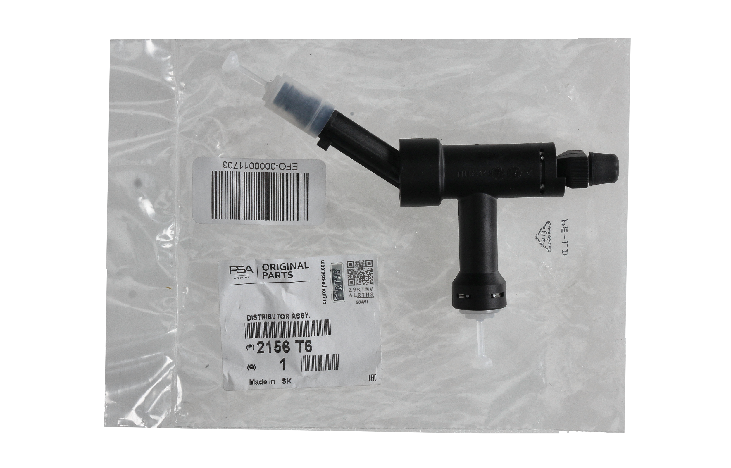 Purgeur De Butée D'embrayage Original 2156T6 2156.T6 Citroen Peugeot main product photo