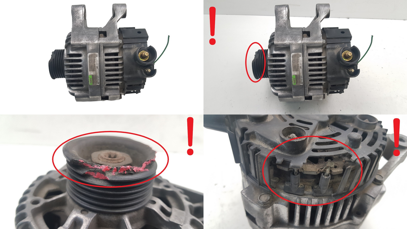 Alternateur 9623727180 Valeo CL7 1.9D Citroen Peugeot Partner main product photo
