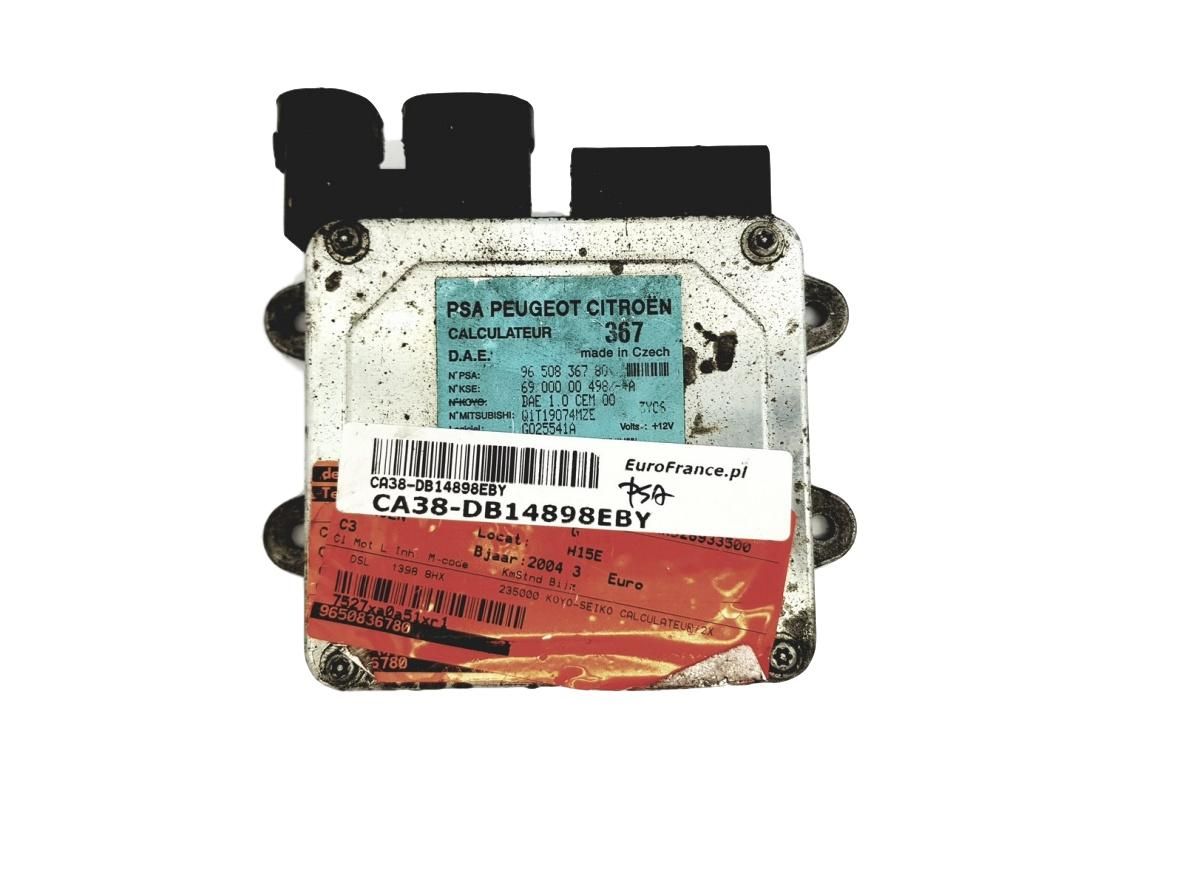 Calculateur 9650836780 6900000498 Q1T19074MZE KOYO PSA 14898 main product photo