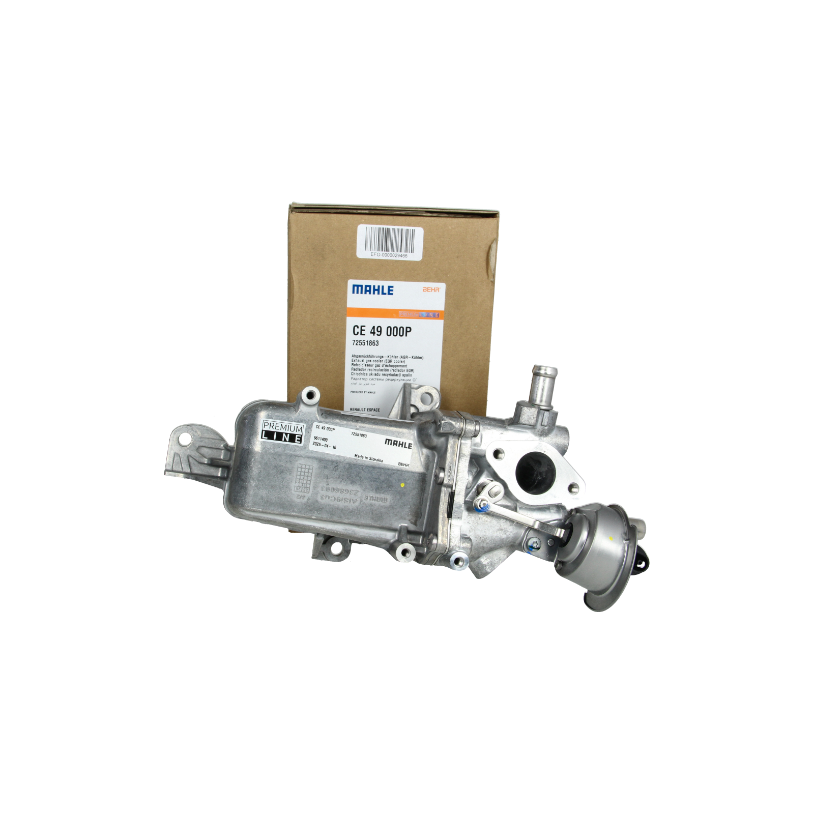 Refroidisseur Egr Pour Renault CE49000P 147357086R Mahle