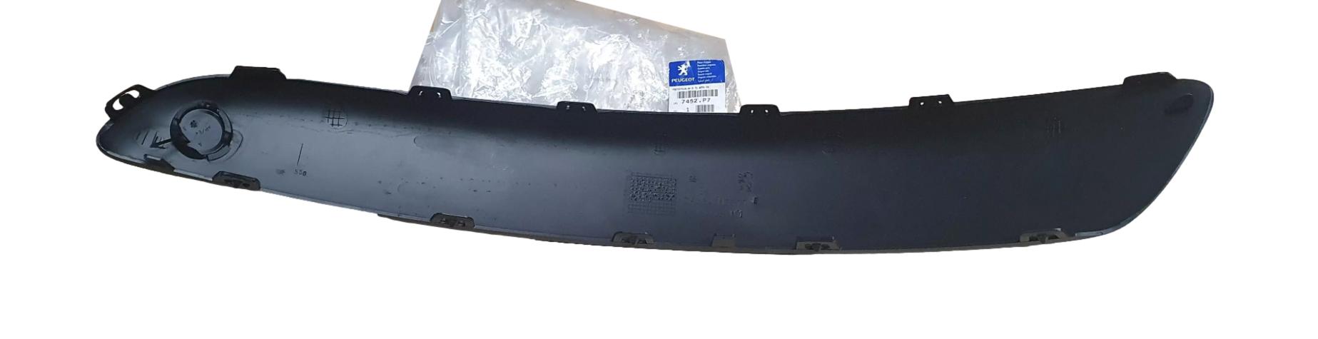 Moulure De Pare-Chocs Droit Avant Original 7452P7 7452.P7 Peugeot 307