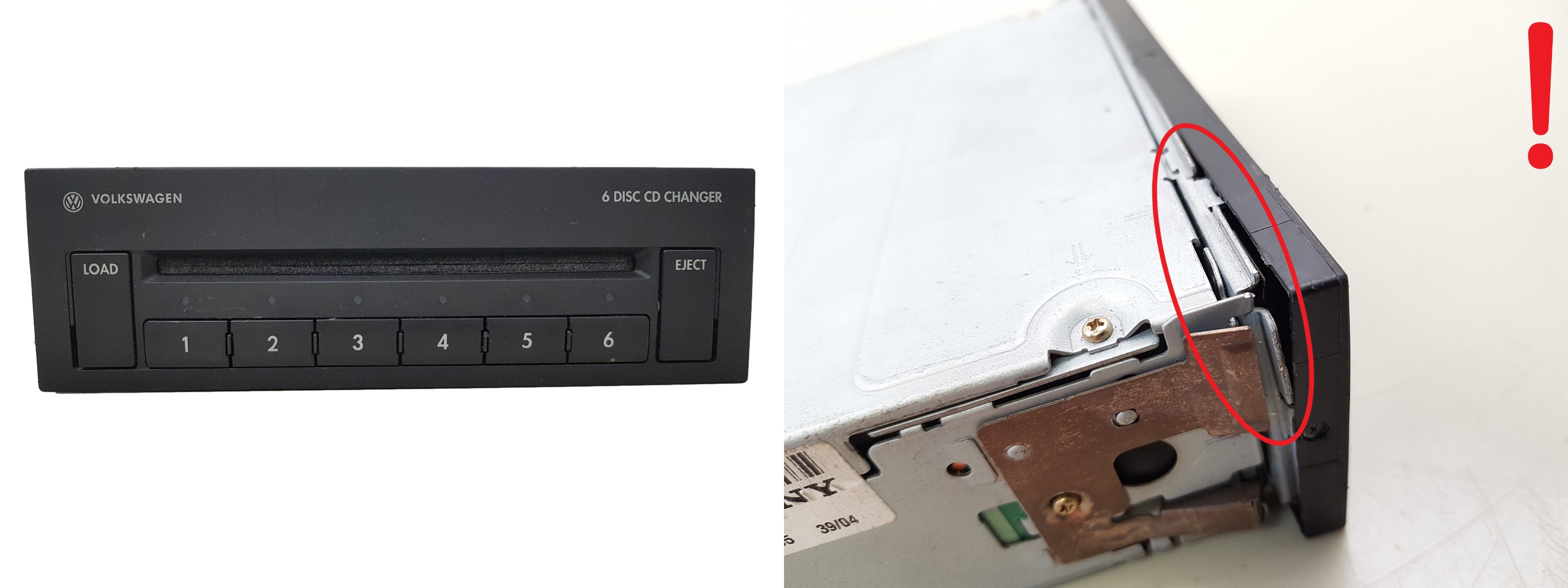 Echangeur Disques Cd Volkswagen 6X0035110 1DINCDC Sony
