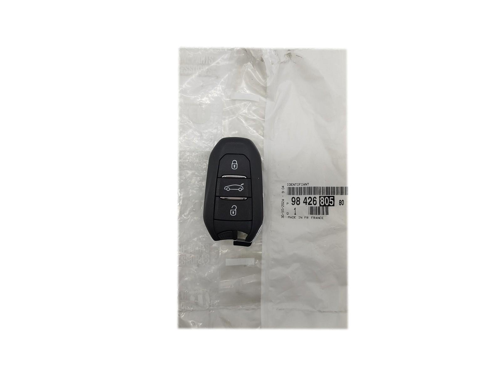 Clef De Voiture Original 9842680580 Peugeot
