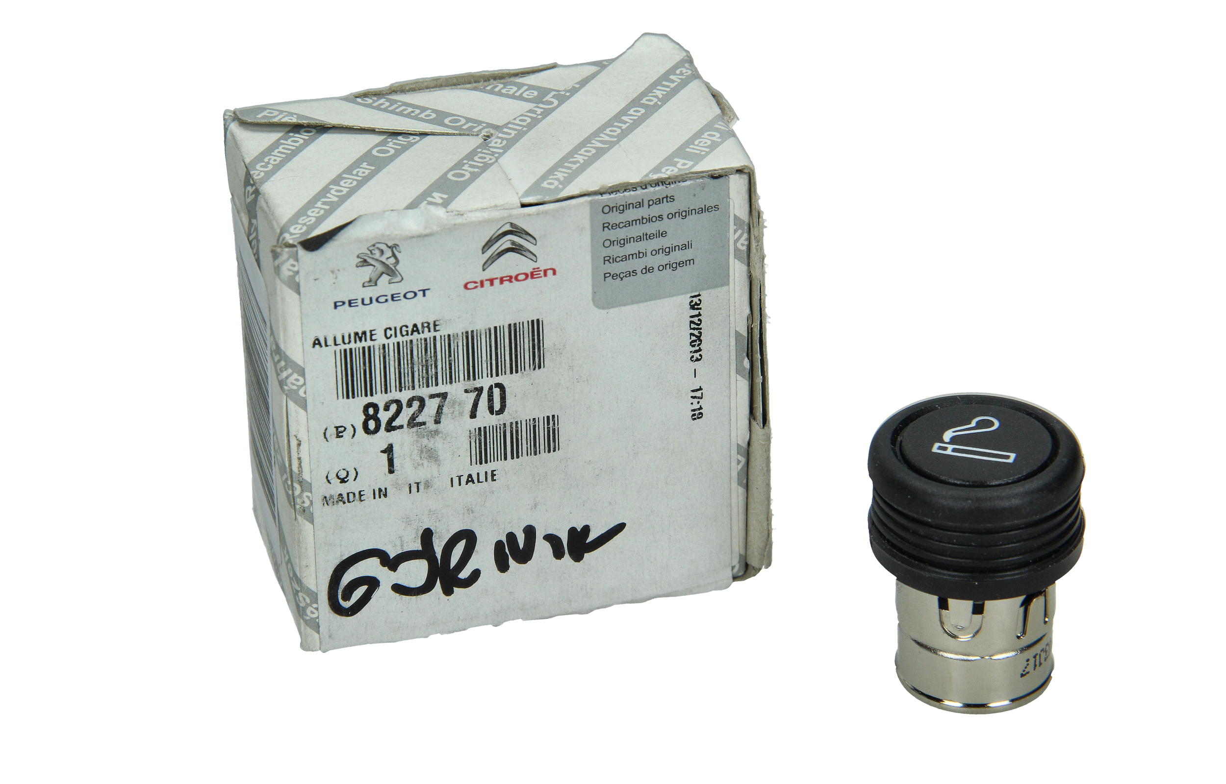 Allume- Cigares Nouvelle Original 822770 8227.70 Peugeot Citroen